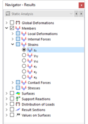 Selecting Member Strains in Navigator