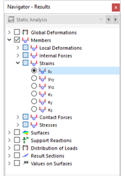 Selecting Member Strains in Navigator
