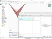 Screenshot displaying membrane input axes with numerical entry fields and coordinate guidelines.