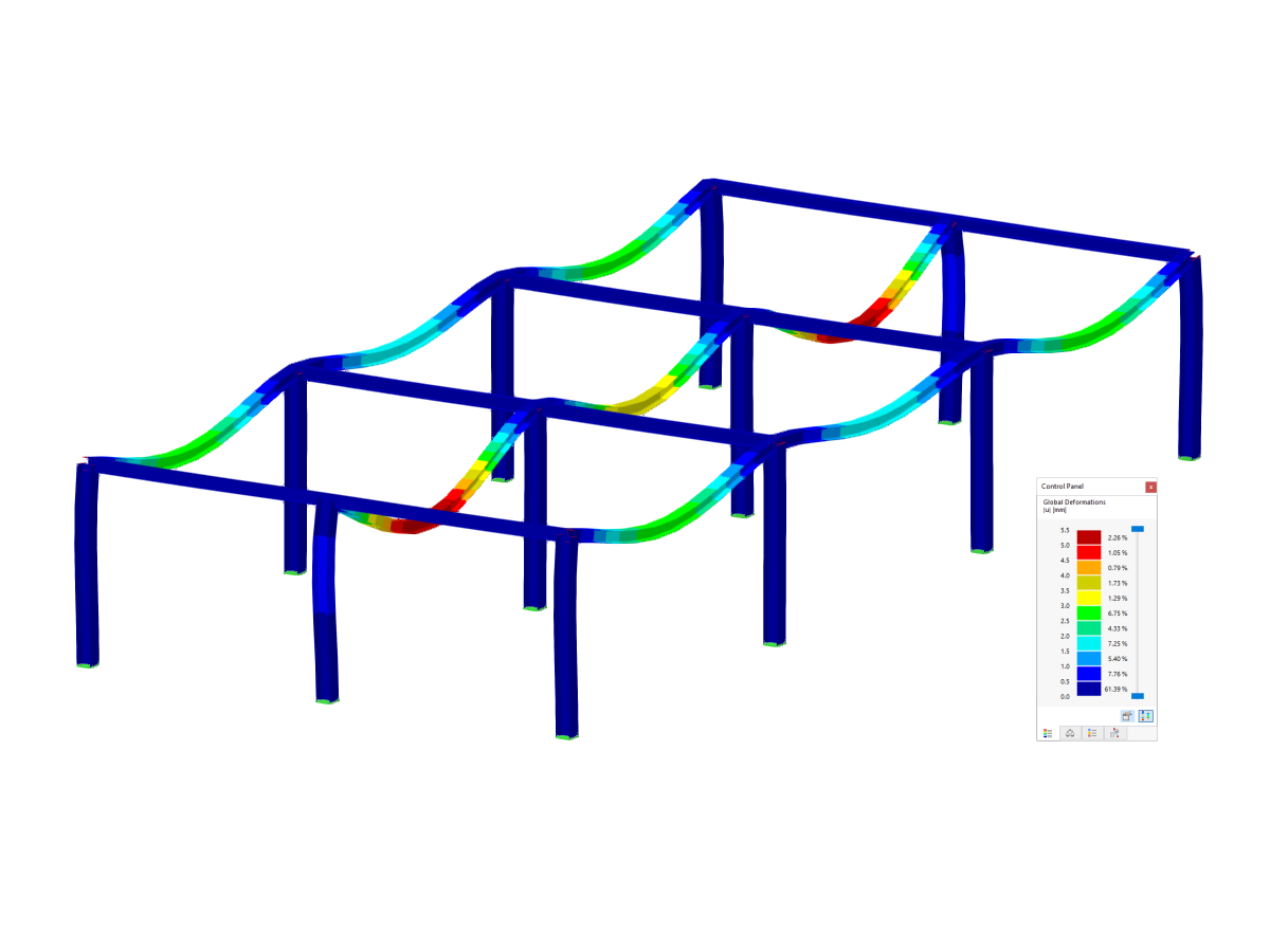 Steel Frame Deformation