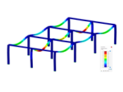 Steel Frame Deformation