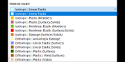 Material Models for Nonlinear Material Behavior Add-on