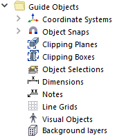 Guide Objects in Navigator