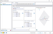 Dialog Box "New Coordinate System"