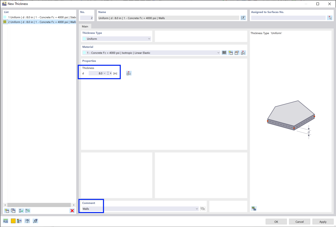 Defining Second Thickness Type