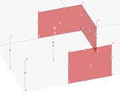 Copied Nodes and Line with New Lines and Surface