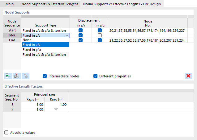 Explanation of the adaptation of effective lengths in fire protection for timber structures.