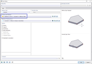 Defining Thickness Type for Connecting Surface