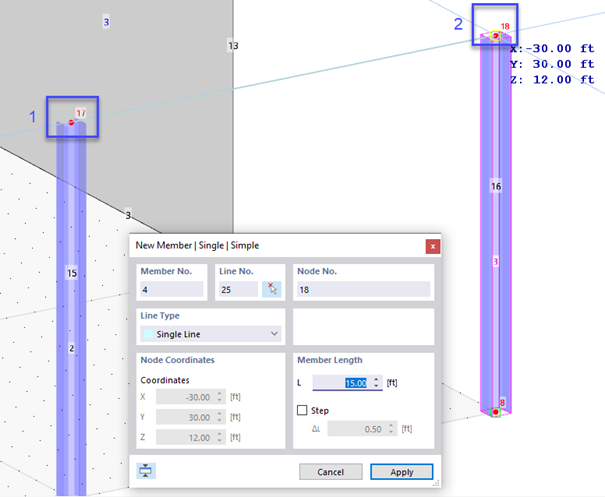 Defining Nodes of Member