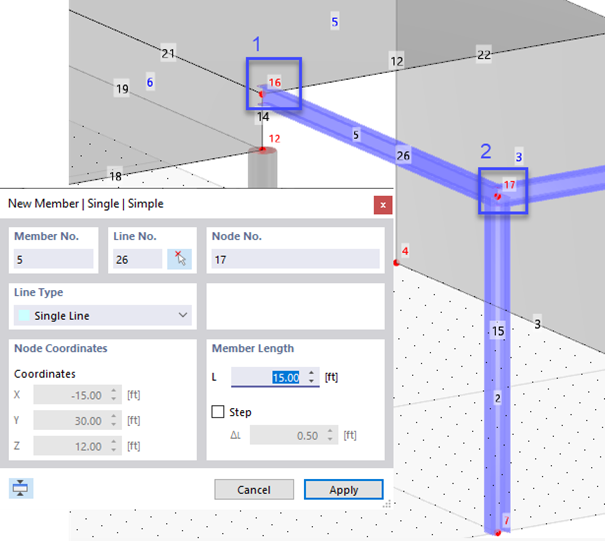 Defining Platform Girder