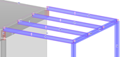 Platform Girders with Hinges