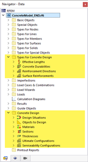 Concrete Design Categories in Navigator