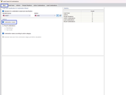 Activation of Combination Wizard in Tab "Main"