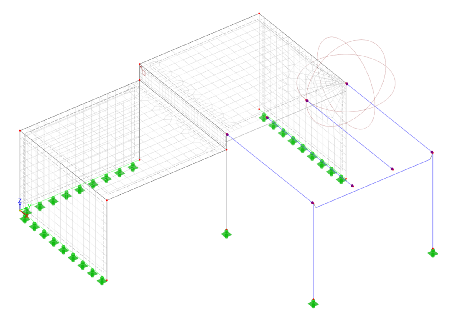 FE Mesh with Refinements