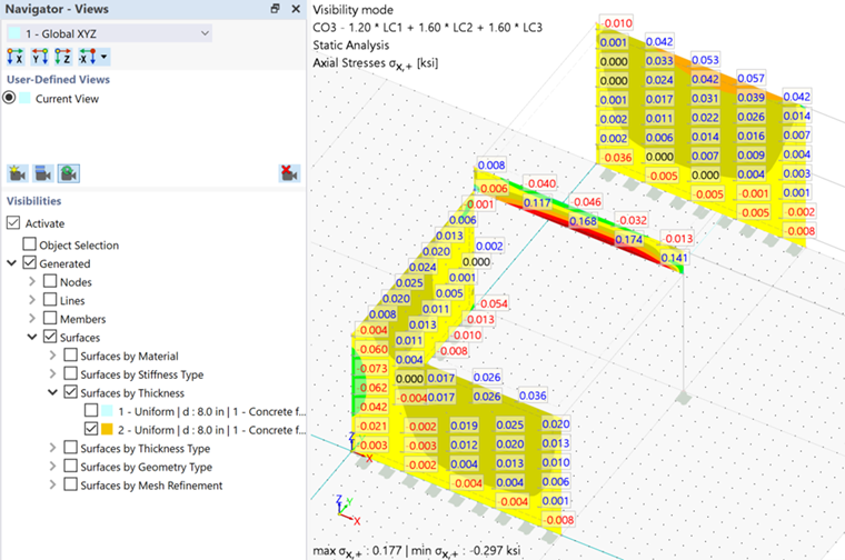 Visibility of Wall Surfaces