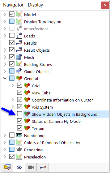 Hiding Inactive Objects