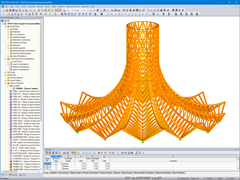 Roof Structure Model in RSTAB (© PIRMIN JUNG)