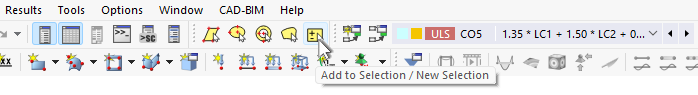 Button for Selection Settings