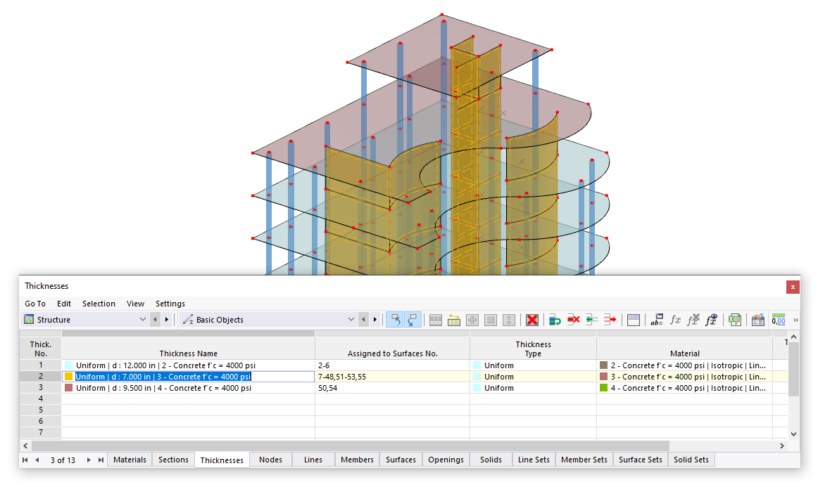 Selecting Objects by Properties in Table