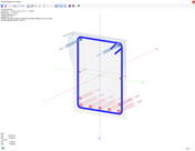 Visualization of stresses and strains in concrete sections under load