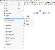 Modeling Tools in Menu "Edit" and Buttons in Toolbar