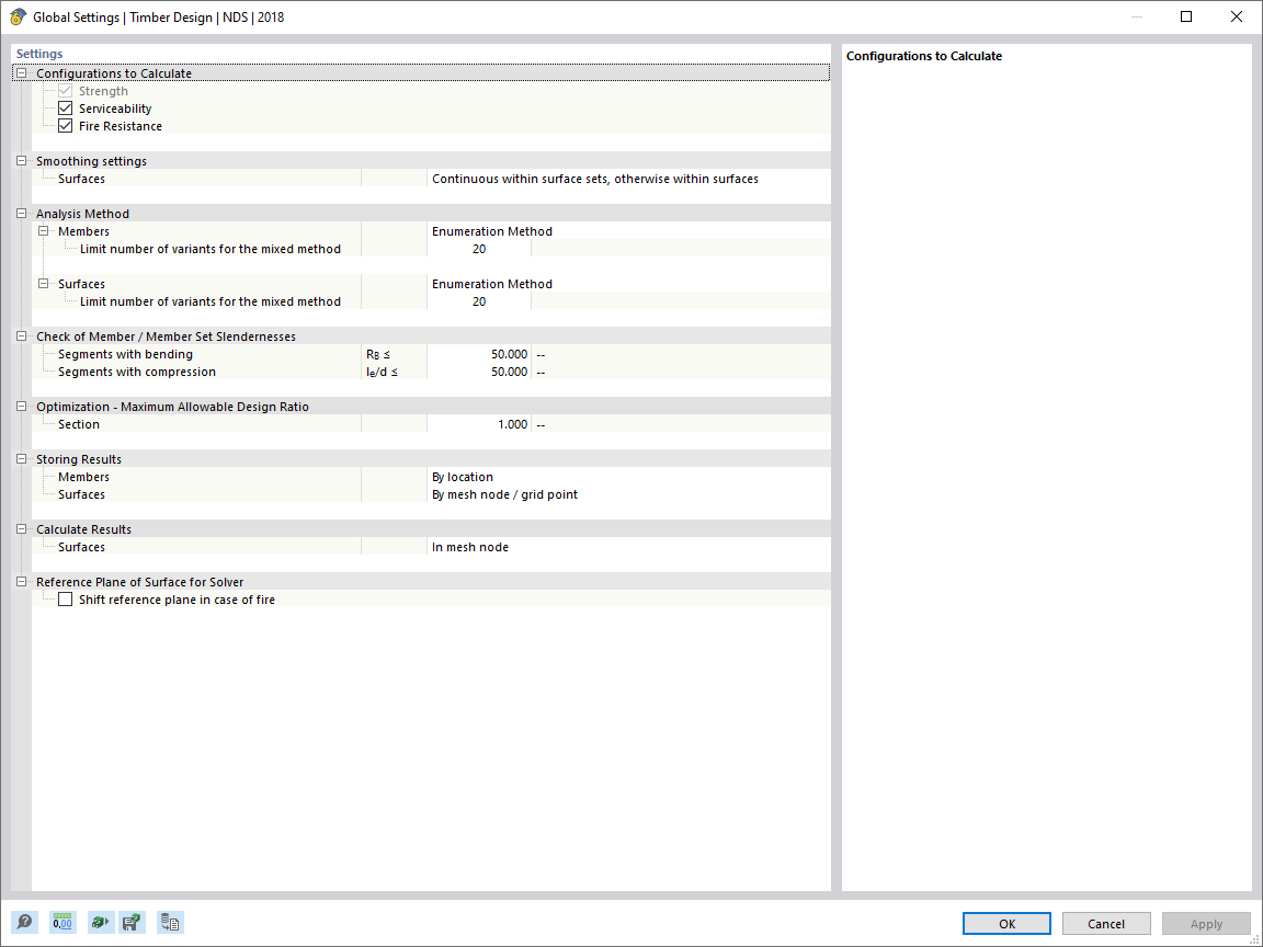 Global Settings | Timber Design