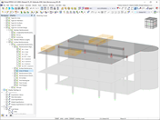 Display of surface reinforcement with specific amounts in concrete design.