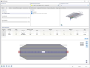 Individual definition of flange widths of ribbed T-beams by segments. Integration of the surface reinforcement.