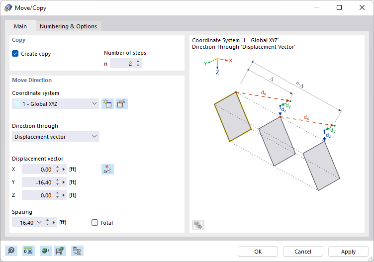 Dialog Box "Move/Copy"