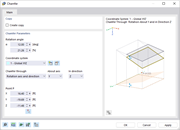 Dialog Box "Chamfer"