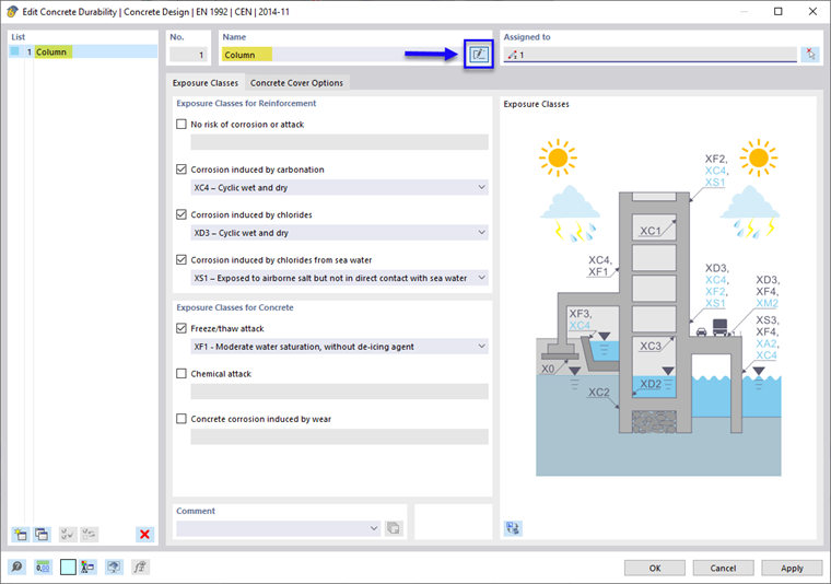 Concrete Durability with User-Defined Name