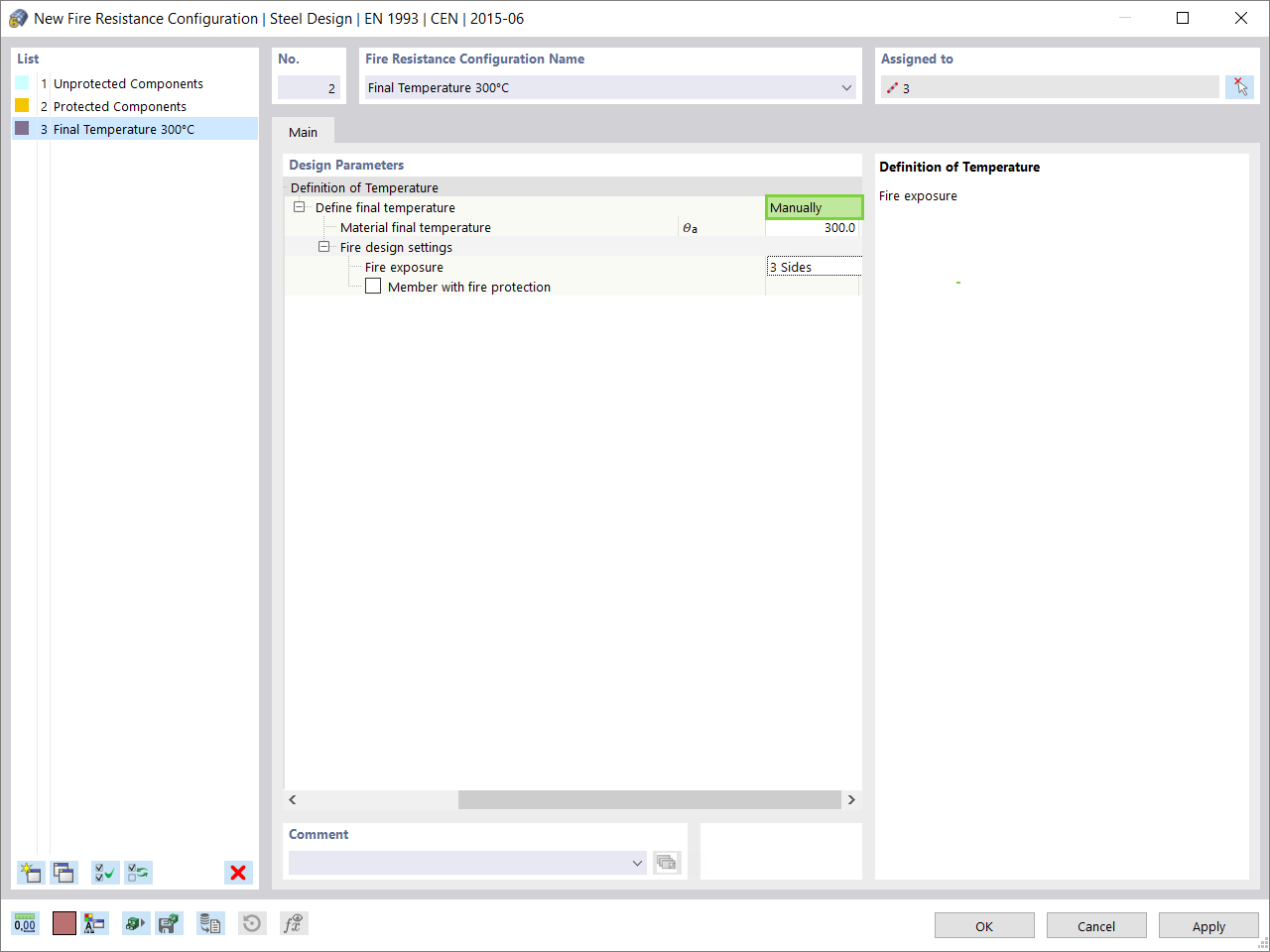 Defining Final Material Temperature Manually