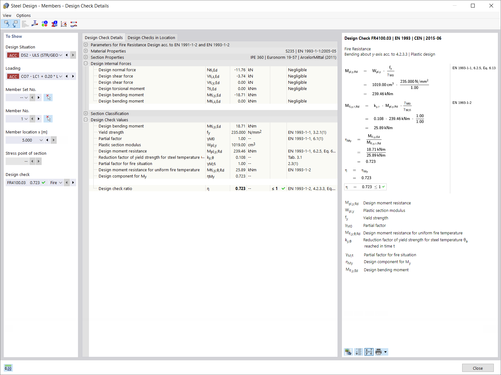Design Check Details