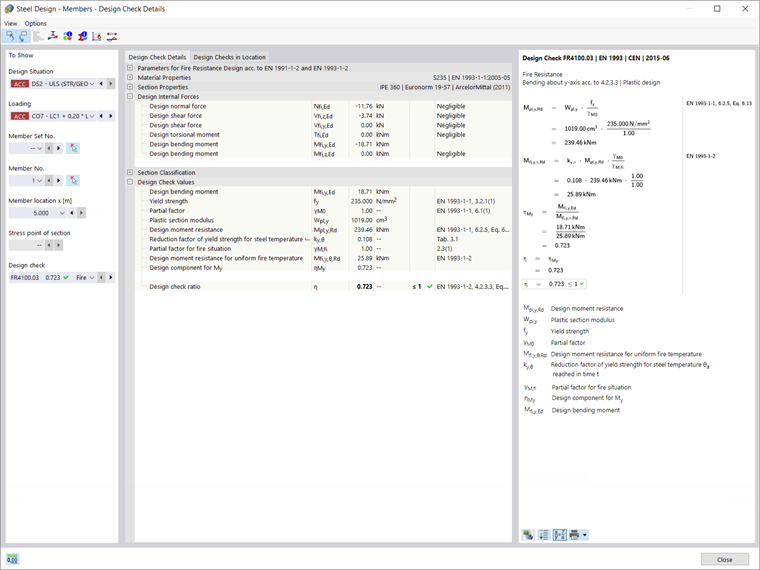 Design Check Details