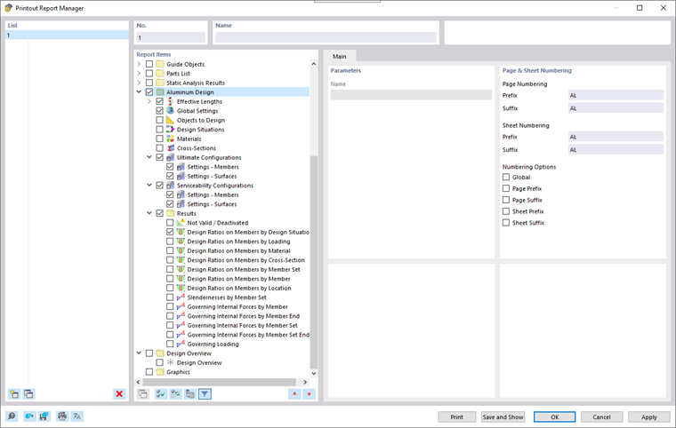 Printout Report Manager