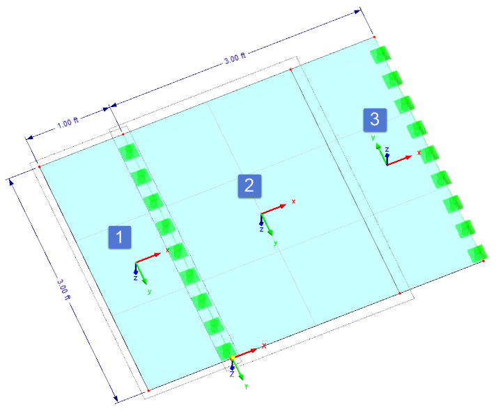 Steel Plate - Modeled by Three Surfaces and One Surface Set