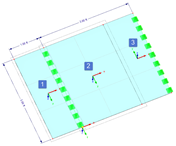 Steel Plate - Modeled by Three Surfaces and One Surface Set