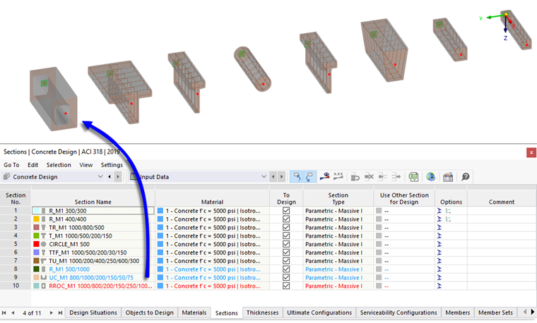 Invalid Section Type Without Reinforcement Proposal