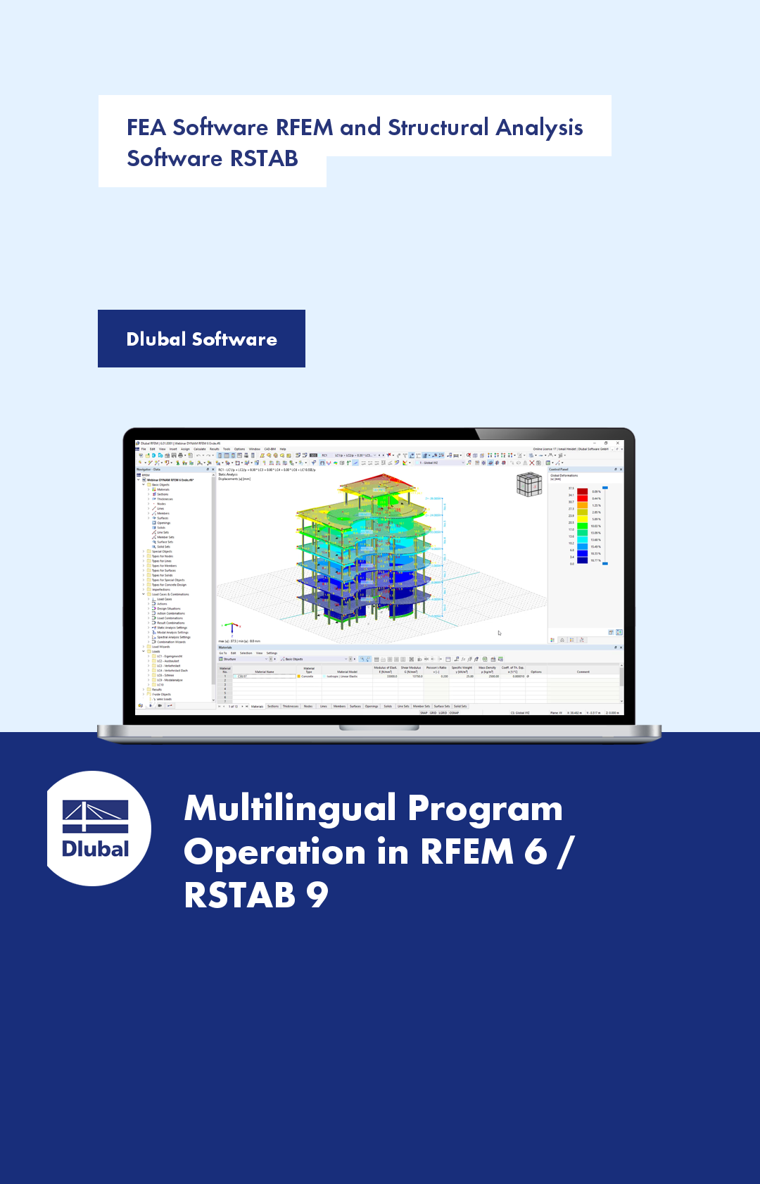 FEA Software RFEM and Structural Analysis Software RSTAB