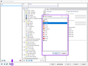 Selecting Printout Report Language