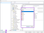 Selecting Printout Report Language