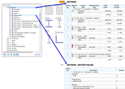 Selected Report Items (left) and Chapter Content (right)
