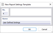 Saving Settings as Template