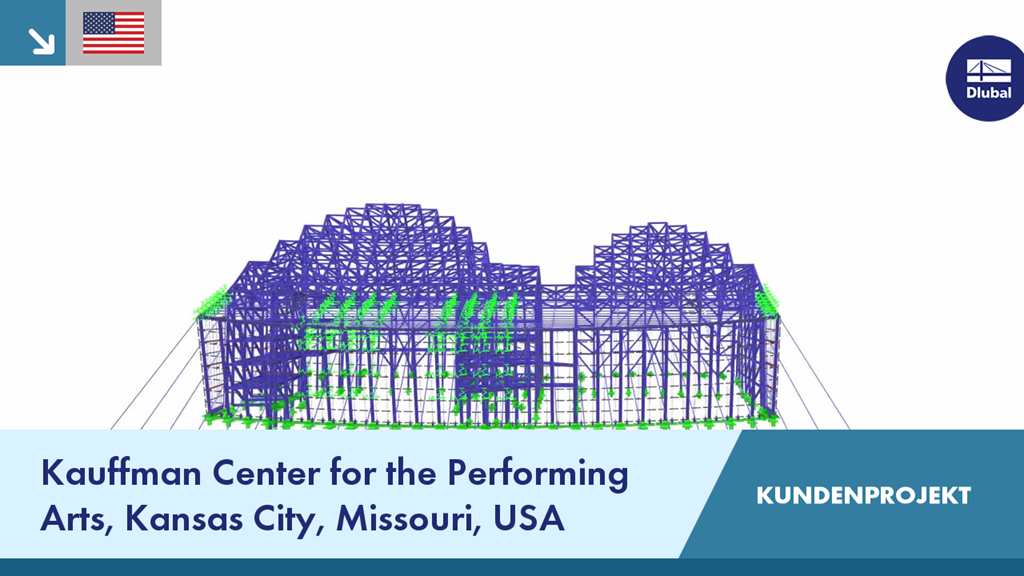 Kauffman Center for the Performing Arts in Kansas City, Missouri, an impressive example of architecture and a customer project.