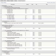 Tab "Standard Parameters" for Steel Design According to EN 1993