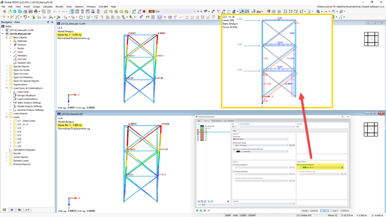 Modal Analysis Considering Initial State