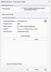 Authorization Status