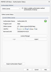 Authorization Status