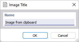 Defining Image Title
