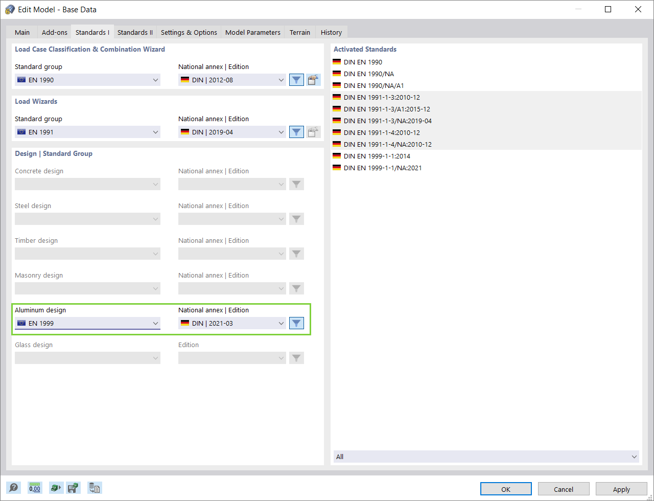 Setting Design Standard